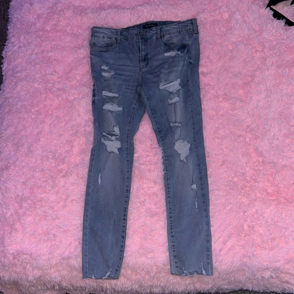 Ripped skinny jeggings - Picture 1 of 5